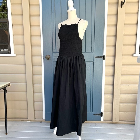 J.Crew: Friday Dress In Cotton Poplin with pockets Women Size XL Tall - Picture 3 of 8